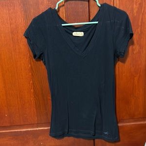 Navy blue Hollister shirt